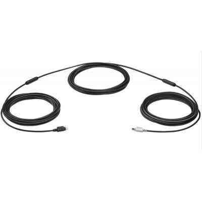 Кабель мультимедийный Logitech Extender Cable for Group Camera 15m Business MINI-DIN (939-001490) Винница