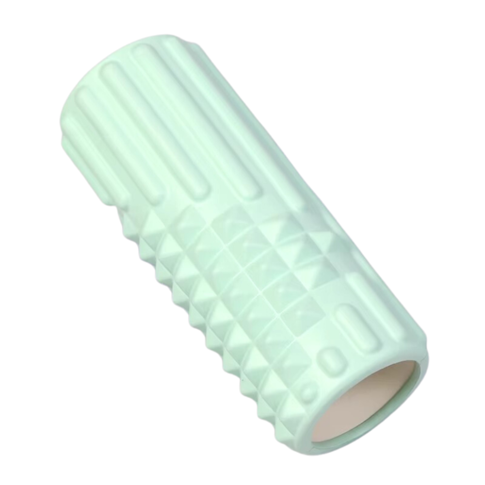 Ролик массажный для йоги и фитнеса,валик гимнастический, зелёный 33 х 13 см EV01C_Greenery Каменец-Подольский - изображение 2