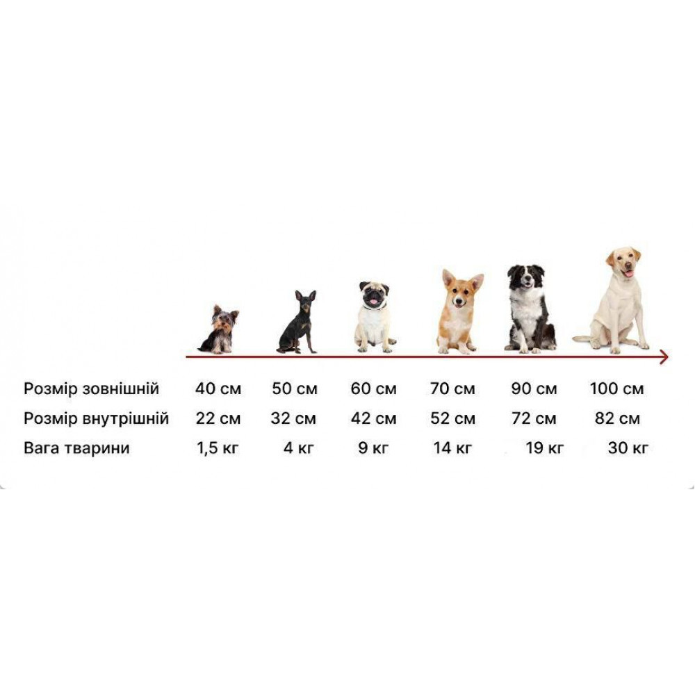Лежанка для кішок та собак «Ворс» XL (70см), Білий Київ - фото 6