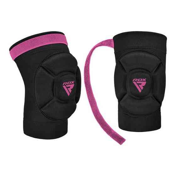 Наколінники спортивні RDX HOSIERY KNEE FOAM K5 BLACK/PINK-M (пара) Кам'янське
