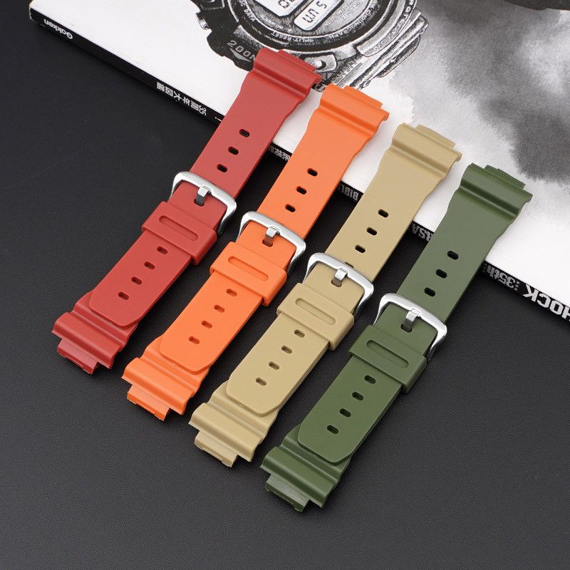 Ремінець для Casio G-Shock DW-6900 Orange SI SBR Київ - фото 4