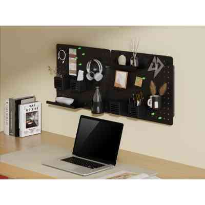 Органайзер для стола OfficePro Настенная доска-органайзер Black (WO910B) Винница
