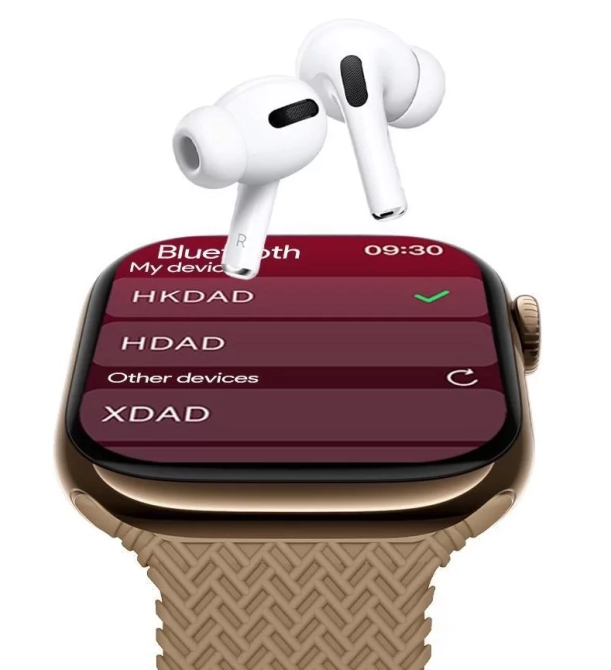 Розумний смарт-годинник HK10 Pro Max Червоний Київ - фото 2