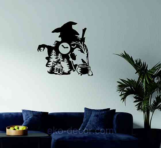 Декоративное настенное Панно «Хеллоуин», Декор на стену 70*70 см, Черный Киев