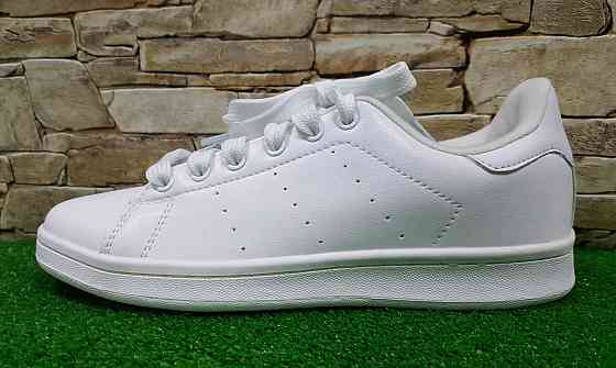Женские кожаные  кроссовки Adidas Stan Smith White Киев