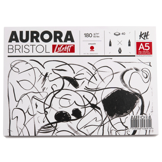 Склейка для рисунка Lanscape (Bristol) 180 г/м2 40 л белая 100% целлюлоза Aurora Киев