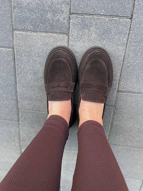 Zemira Туфлі жіночі ZEMIRA Астра/миндаль шоколадні (весна-осінь, замша натуральна) (5797) Коломия - фото 3