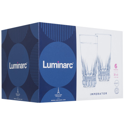 Набір склянок Luminarc Imperator 310 мл високі 6 шт (N1288) Вінниця - фото 3