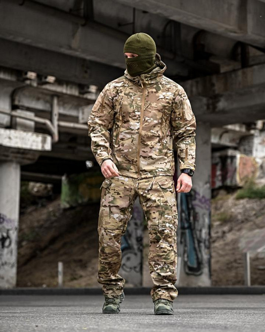 Демісезонний тактичний костюм софтшел APOCALYPSE мульткам ПП8157 Одеса - фото 11