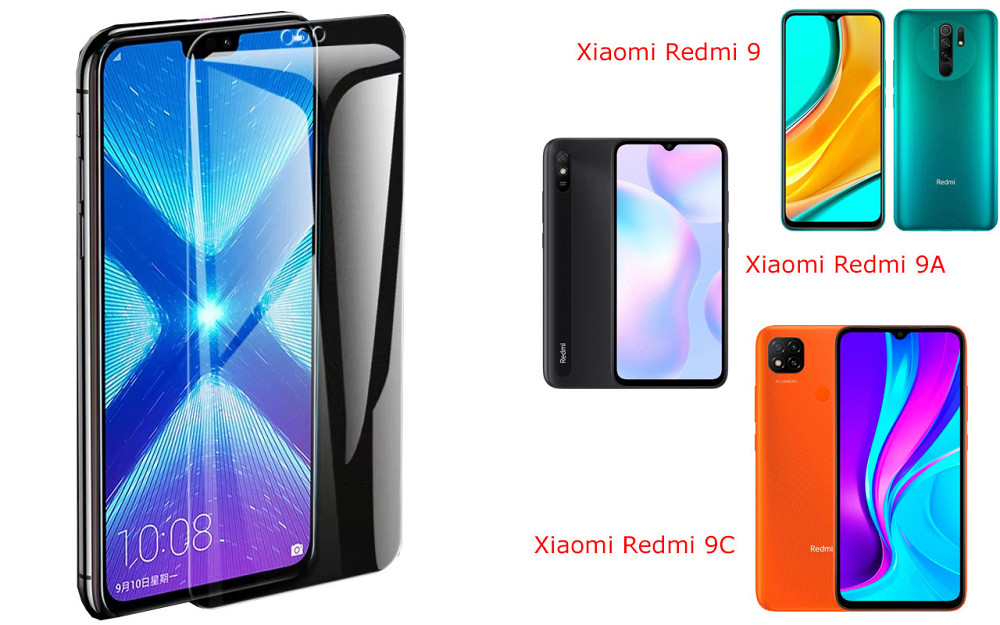 Защитное стекло NeoGlass для Xiaomi Redmi 9, 9A, 9C – ультрапрозрачное и устойчивое Киев - изображение 2