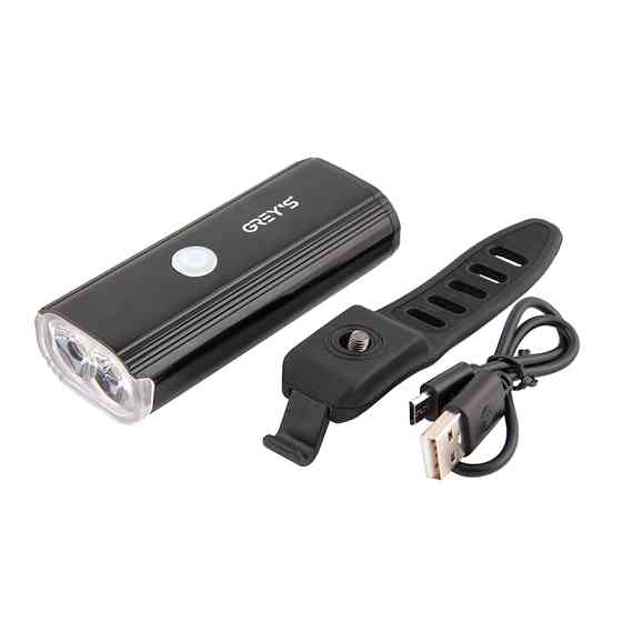 Ліхтарик на велосипед Grey's LED 2xCree XP-G 750lm 4000mAh microUSB Львів