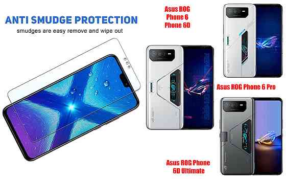 Защитное стекло NeoGlass для Asus ROG Phone 6, 6D, 6 Pro, 6D Ultimate – ультрапрозрачное и устойчивое Киев