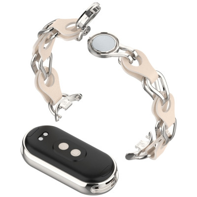 Ремешок для фитнес браслета Armorstandart Chain Wristband для Xiaomi Smart Band 10/9/8 Beige (ARM86886) Винница - изображение 3