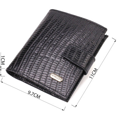 Кошелек Canpellini Из натуральной кожи Черный (21745) Винница - изображение 7