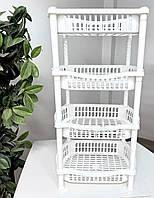 Полка 4 ящика для овощей прямоугольная белая Харьков - изображение 7