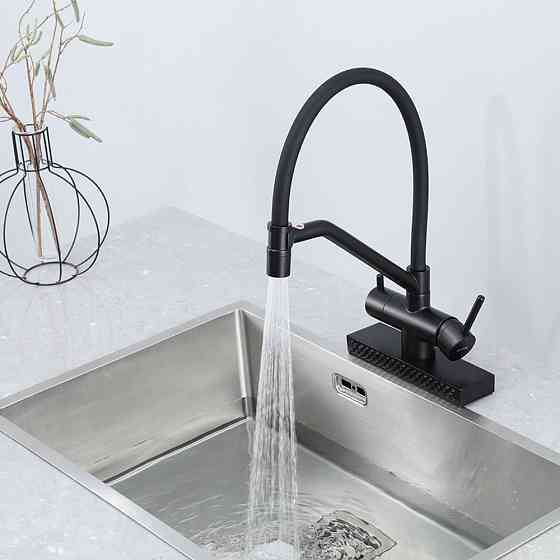 Смеситель для кухни под фильтр GAPPO G4098-6 гибкий с функцией 