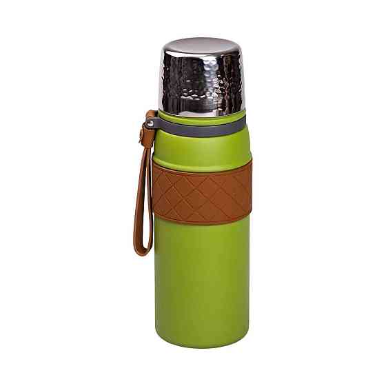Зеленый термос 700 мл из нержавеющей стали Киев