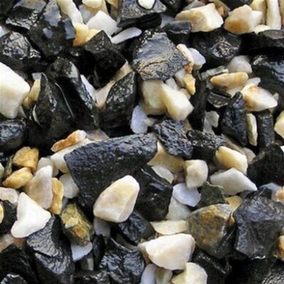 Ґрунт для акваріума Nechay Zoo чорно-білий 2 кг (5-10 мм) (2717250009353) Вінниця - фото 1