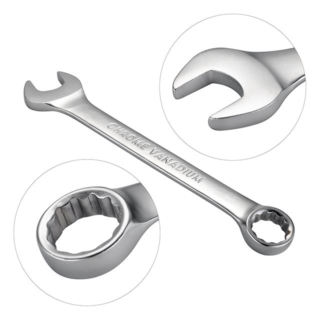 Набір механічних ключів INTERTOOL 12 шт., 6-22 мм, Cr-V — для професійного та побутового використання Львів - фото 3