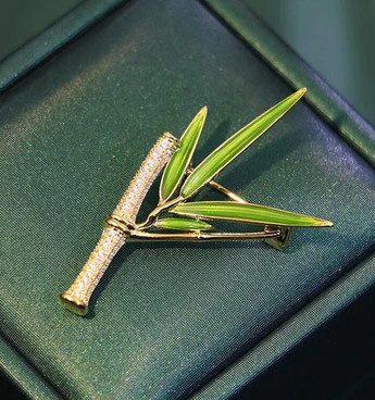 Брошь на одежду Бамбук Киев - изображение 1