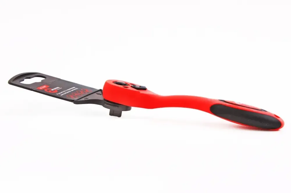 Ключ тертя 1/4 72 зуба вигнутий Intertool Prof обрізаний Вінниця - фото 2