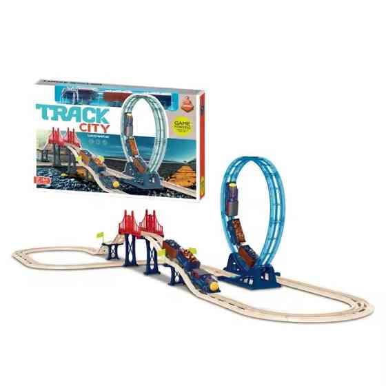 Железная дорога с ретро поездом на батарейках для мальчиков CJ-4000547 Каменец-Подольский