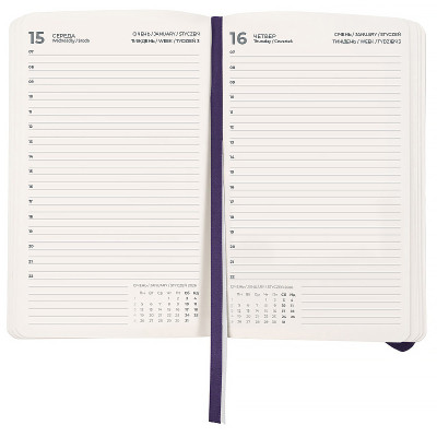 Тижневик Axent датований 2026 Partner Soft Skin, 145х210, синій (8810-26-02-A) Вінниця - фото 2