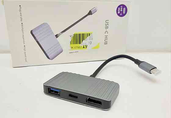 Перехідник Type C - USB + Type C + HDMI 27033 Луцьк