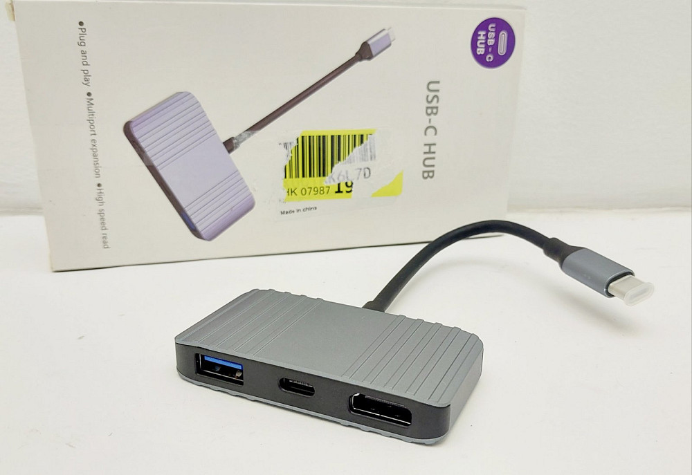 Перехідник Type C - USB + Type C + HDMI 27033 Луцк - изображение 2