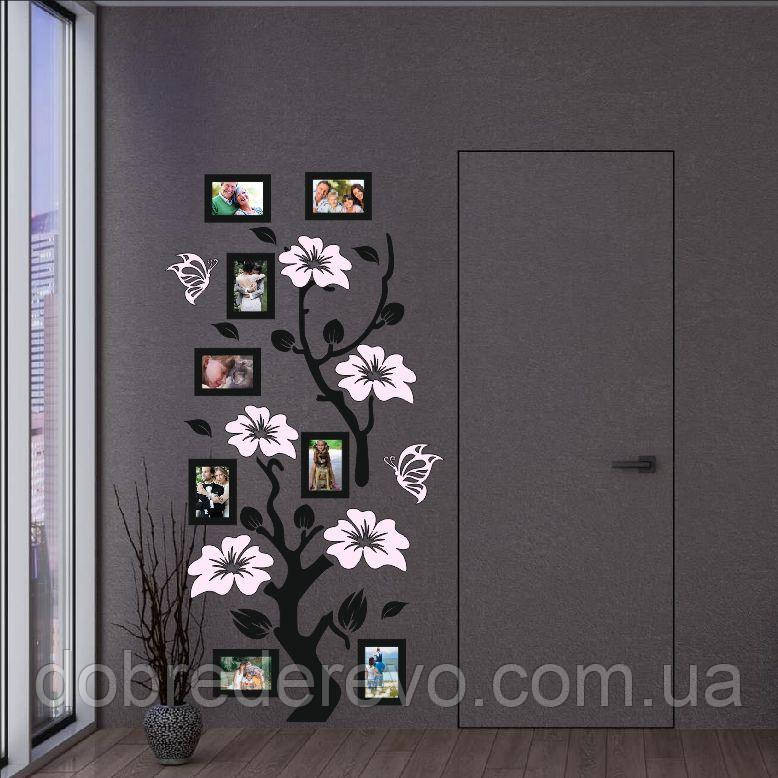 🌳Родовое дерево Сакура 1, дерево наша семья  на 8 фото рамок📷 Вижница - изображение 3