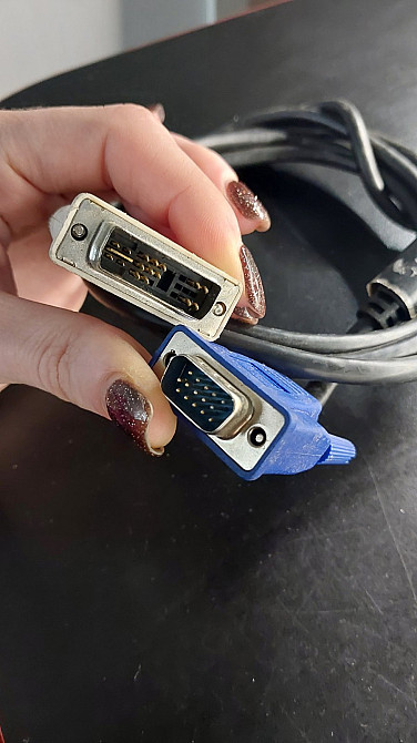 Кабель перехідник DVI - VGA 1.5м Луцьк - фото 1