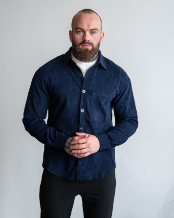 Стильна класична чоловіча сорочка з довгим рукавом Харків