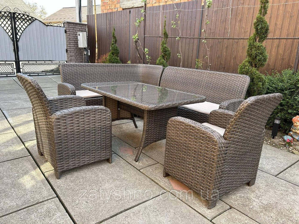 Плетені меблі вуличні Київ - фото 3