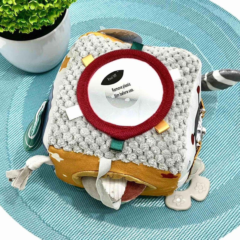 Брязкальце Limo Toy Бізикуб плюшеве (9393A) Чернігів - фото 7