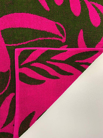 Детское махровое полотенце Ideal Textile Туканы, розовый 70х140 см (56860794) Черновцы - изображение 6