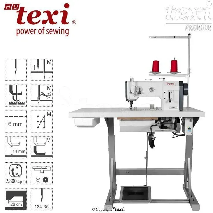 Швейна машина Texi Stebnówka Hd Forte-B Uf Premium - Tapicerska / Kaletnicza Z Potrójnym Transportem, Lamowarka (TEX000214) Київ - фото 1