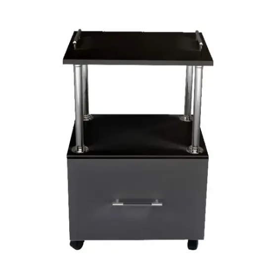 Тележка косметологическая Стандарт+ Черный Киев