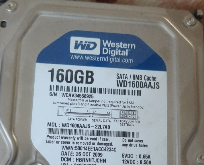 Жёсткий Диск 160GB. Киев - изображение 1