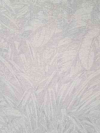Шпалери вінілові на флізеліні AS creation Amber метрові 1.06Х10 листя гілки сірі білі зі сріблом Київ