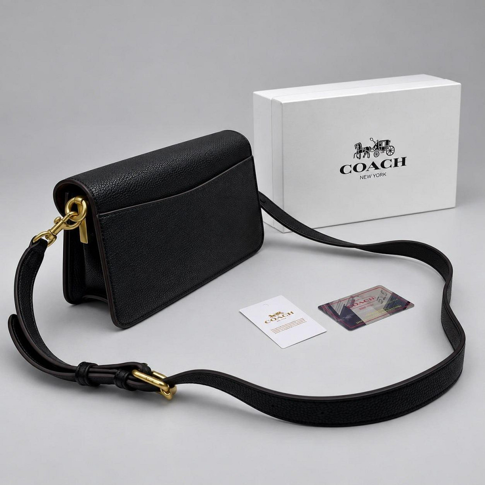 Женская сумочка Coach Tabby Shoulder black Lux Киев - изображение 4