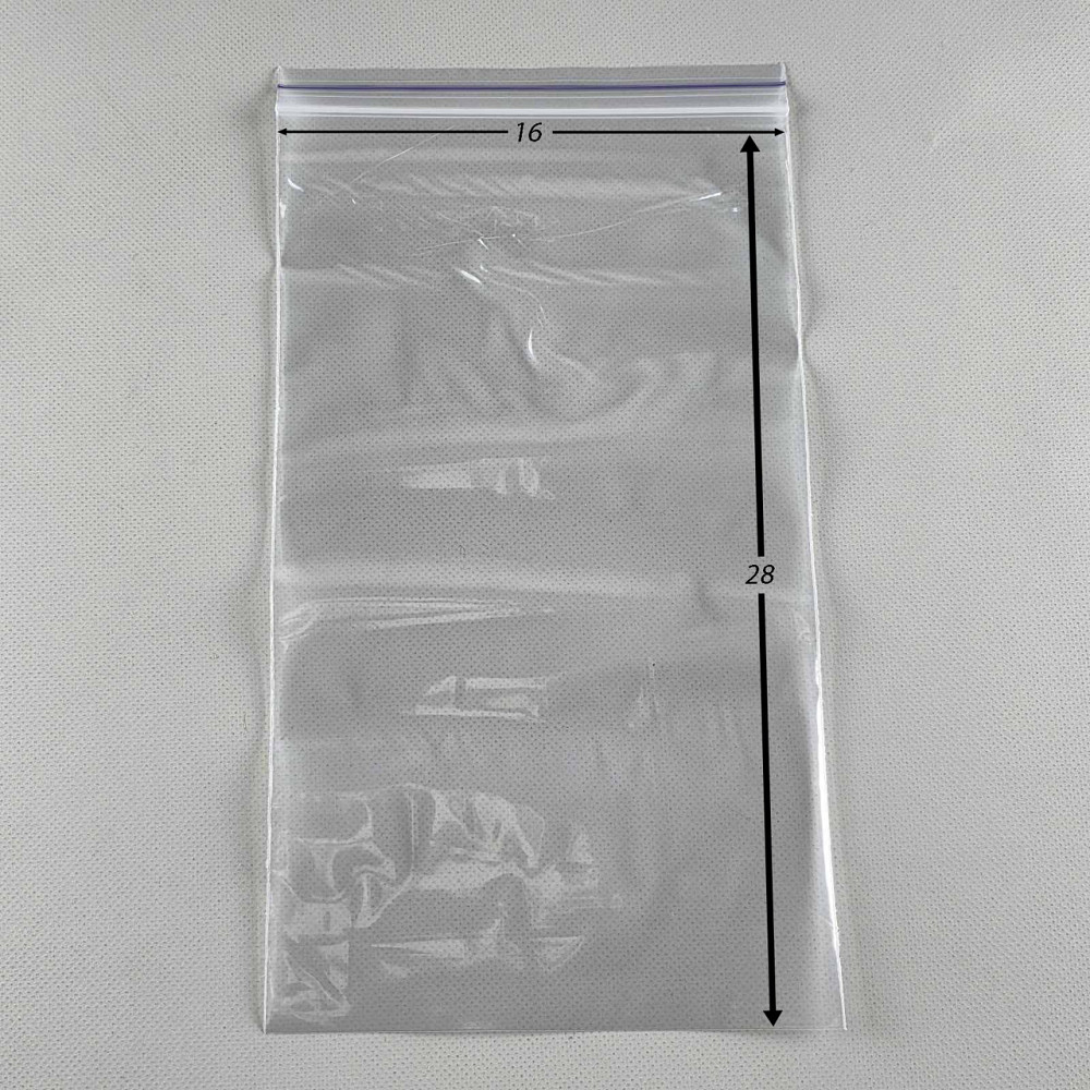 Пакет з замком zipp 16см 28см (100шт) Харків - фото 2