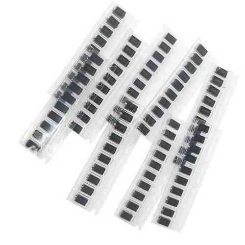 Набір із 90 SMD випрямних діодів та діодів Шотткі 1N4001 1N4004 1N4007 SS14 SS16 SS24 SS26 SS34 SS36 Київ
