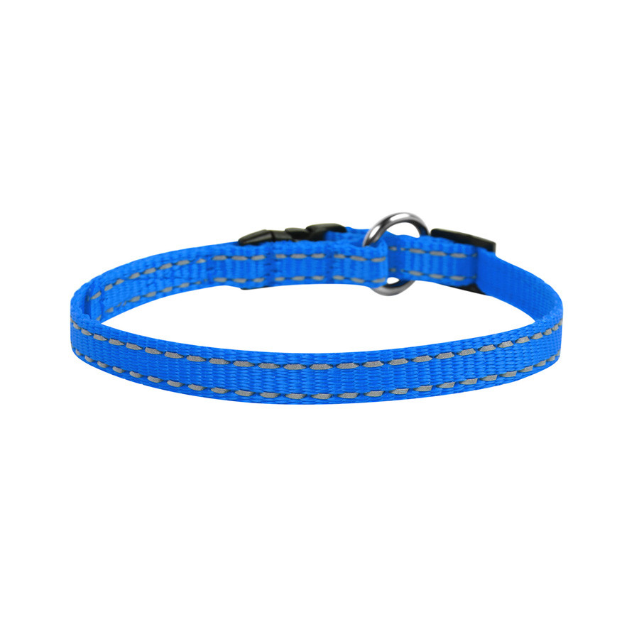 Нашийник "Dog Extreme" з нейлону регульований (ширина 10мм, довжина 20-30см) блакитний Коломыя - изображение 3