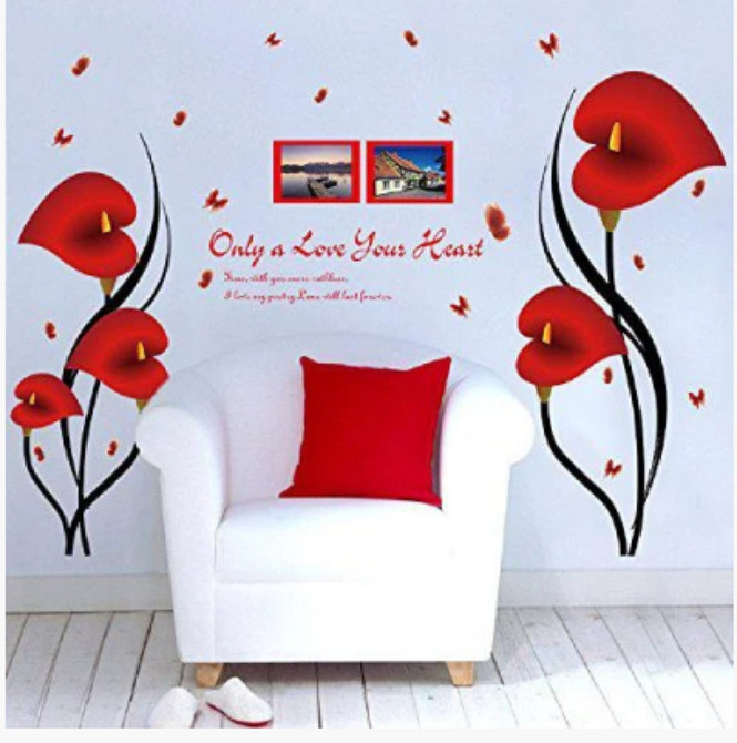 Виниловая наклейка на стену Антуриум Киев - изображение 1