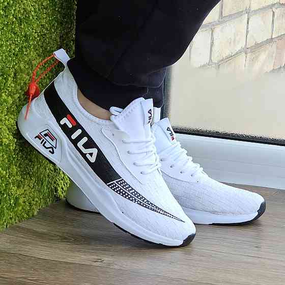 Кросівки FILA Білі Чоловічі Філа Літні Тканинні Сіточка (розміри: 40,41,42,43,44,45) Дніпро