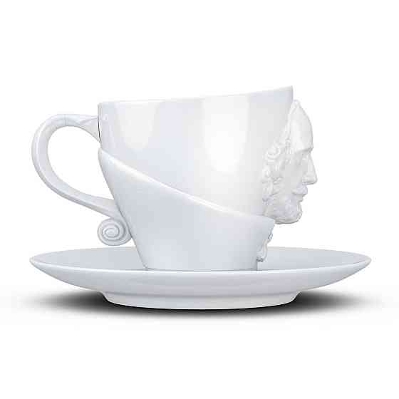 Чашка с блюдцем Tassen Уильям Шекспир (260 мл), фарфор Ровно