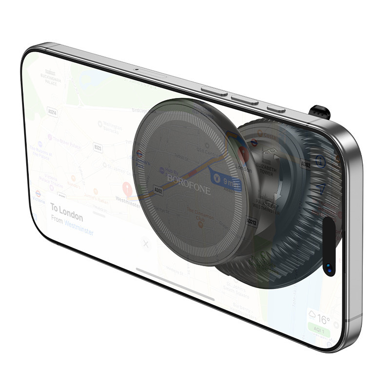 Автотримач для телефона BOROFONE BH139 Rider vacuum suction cup magnetic holder(universal) Киев - изображение 4