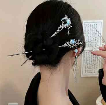 Шпилька для волосся китайська Місяць Київ