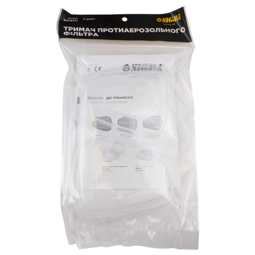 Sigma Держатель противоаэрозольного фильтра (комплект 2шт.) SIGMA (9419311) Коломия - фото 2