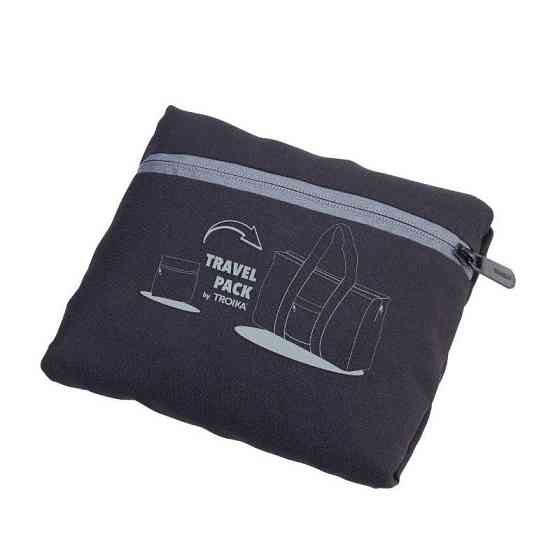 Сумка дорожня Troika, складна, чорна Рівне